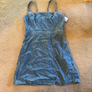 Abercrombie and fitch denim mini dress